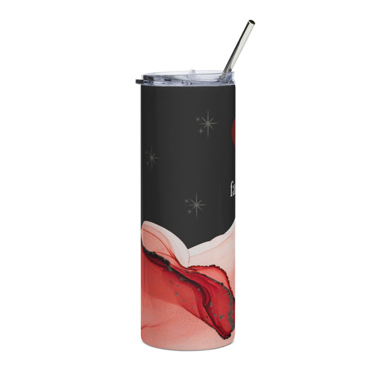 K-pop Fan Girl Stainless Steel Tumbler — 20oz Red Heart Travel Cup