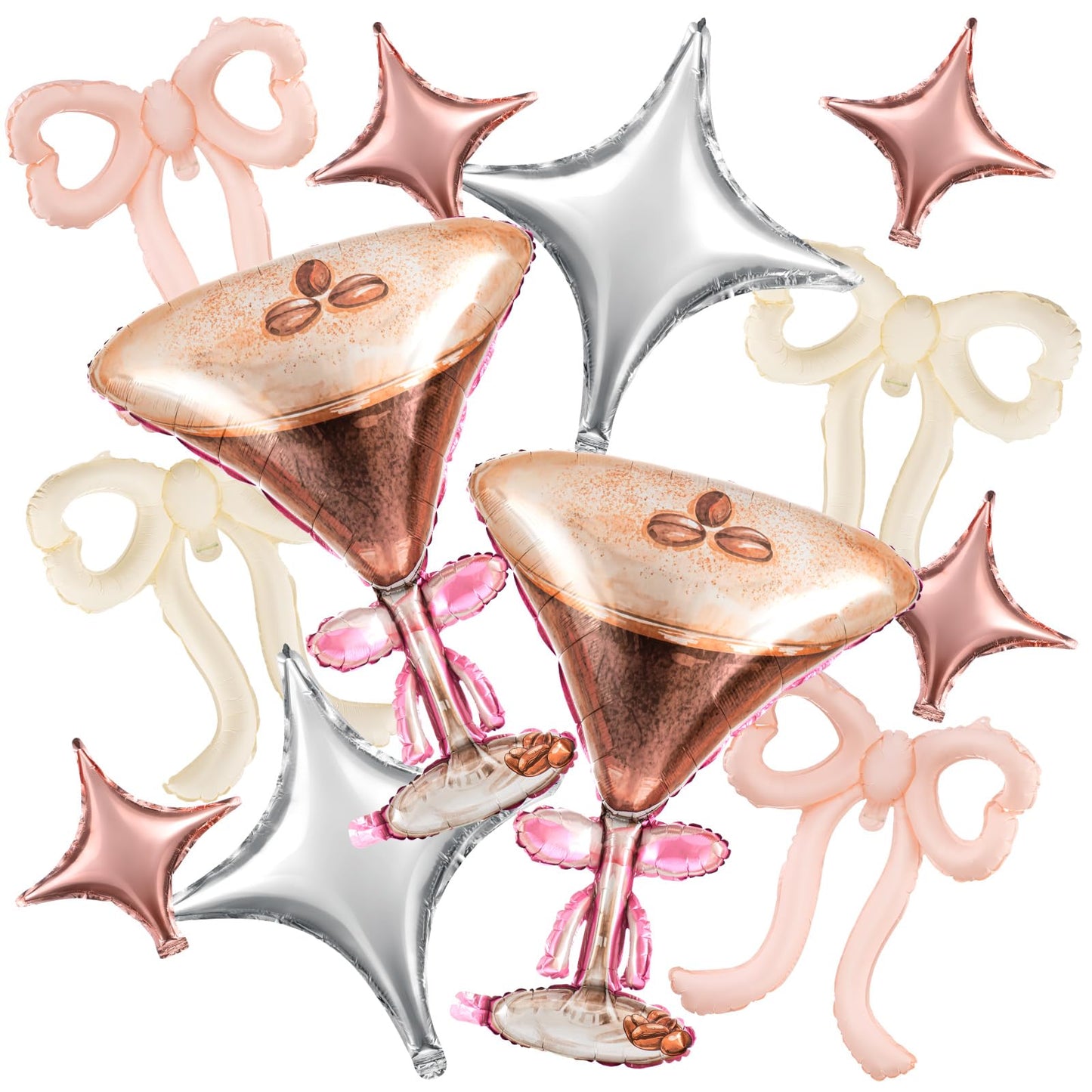 Espresso Martini Balloon Set-12 Pcs