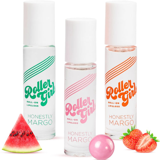 Roller Girl Roll-On Lip Gloss Set - Pack of 3