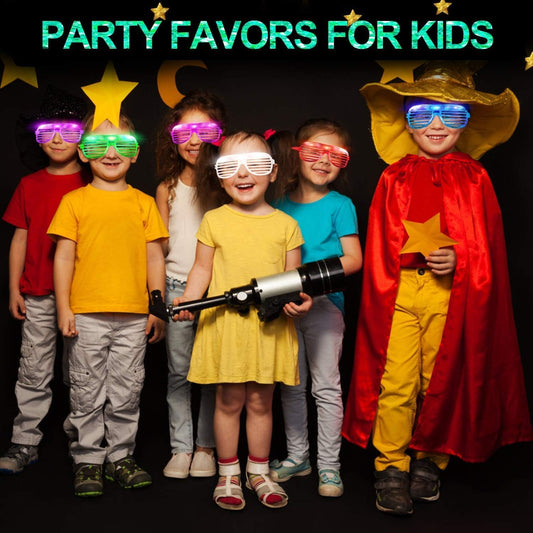 LED  Light Up Glasses Glow In The Dark Party Supplies-20 Pack