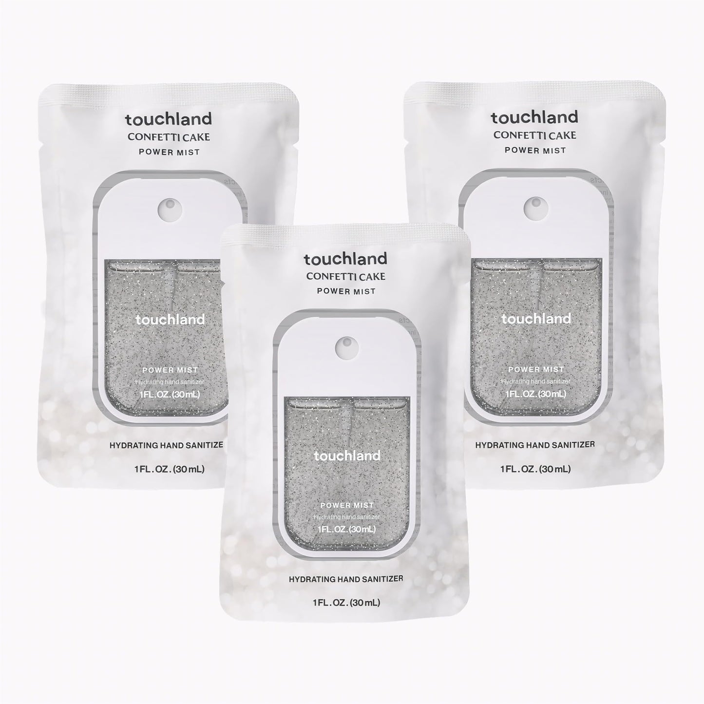 Hydrating Hand Sanitizer Spray – Confetti Cake Trio Set (Amazon Find - Touchland)