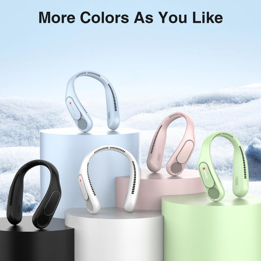 Portable Rechargable Hands Free Neck Fan (Amazon Find - Hotsales)