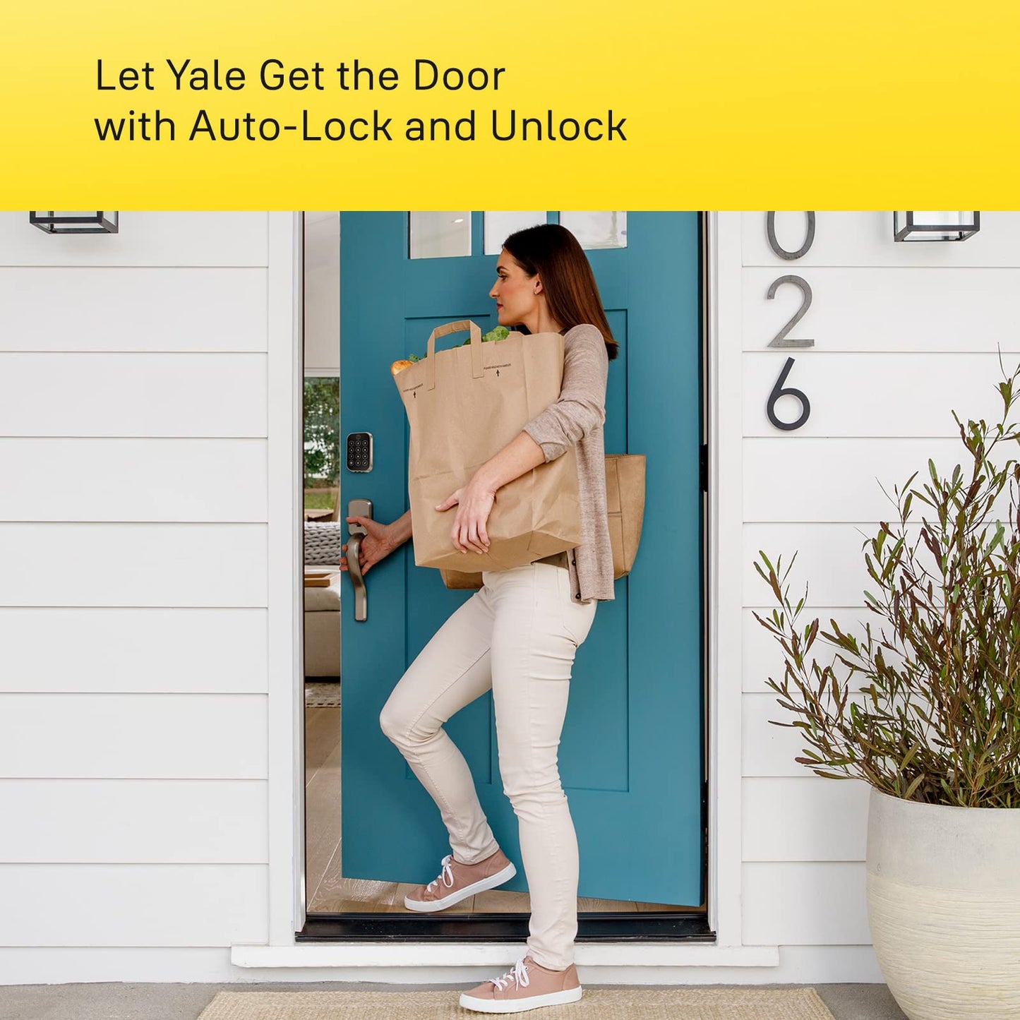 Yale Security Assure Lock 2 Deadbolt,  Smart Entry Door Lock with Wi-Fi
