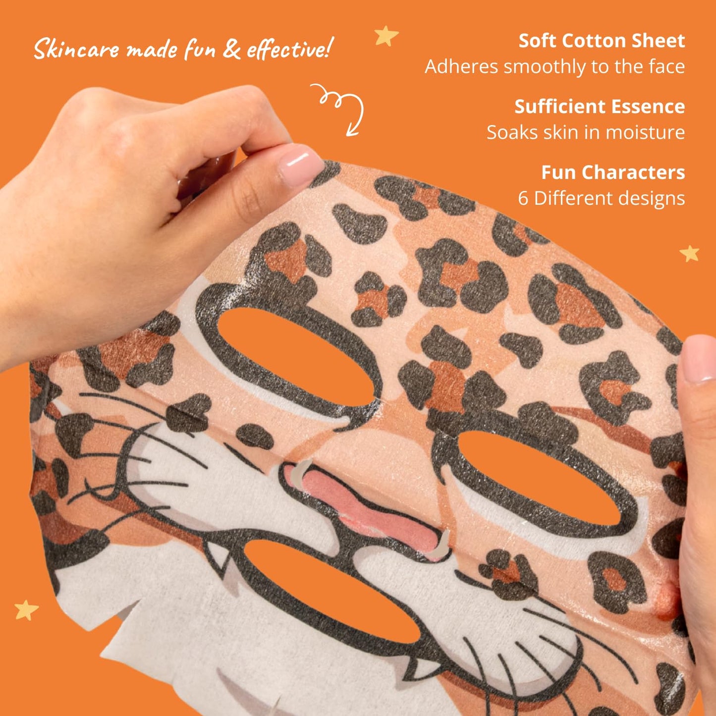 Character Face Mask Mystical Safari-6 Pack