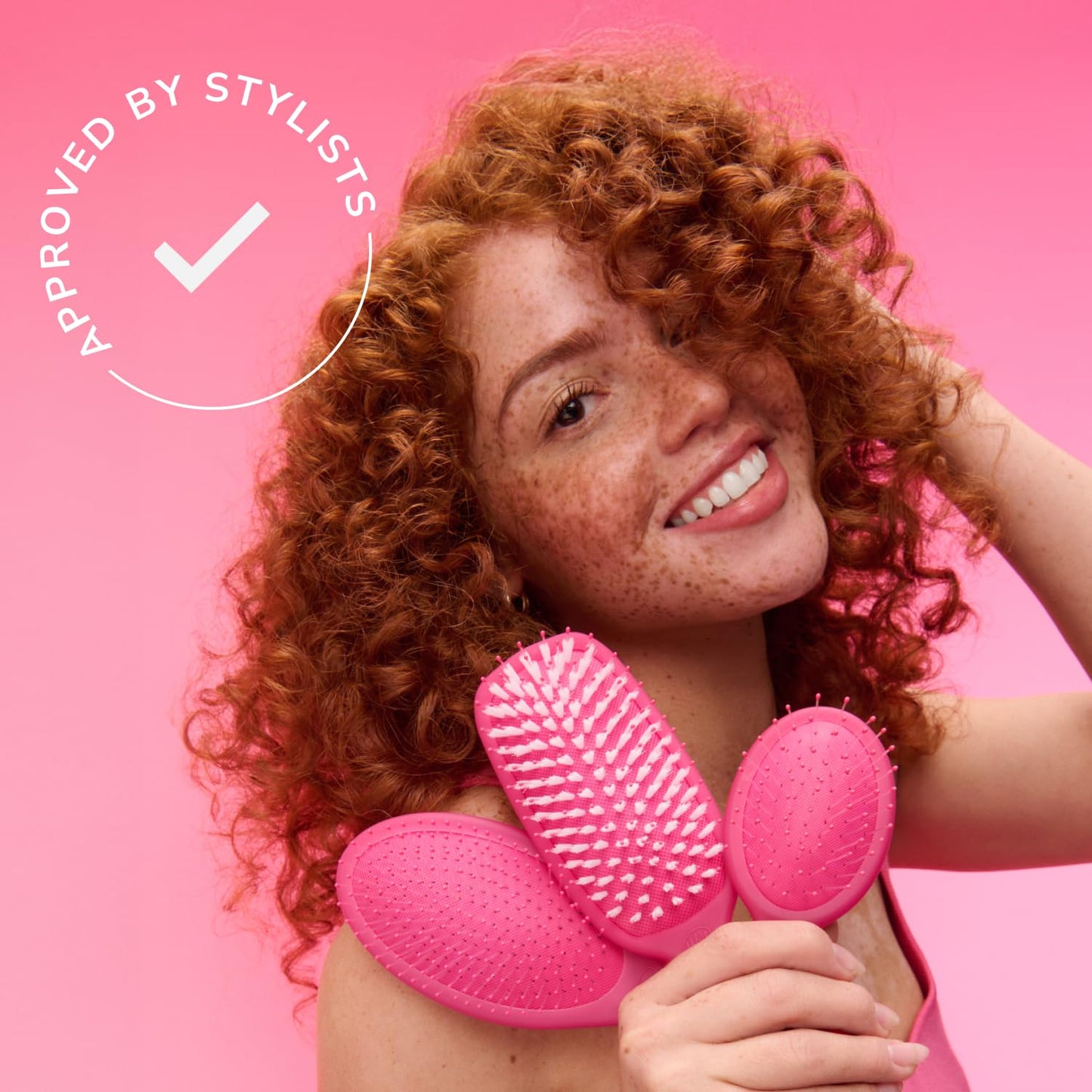 Mini Detangler Hair Brush, Detangling Travel Hairbrush, Ultra-Soft IntelliFlex Bristles Glide Through Tangles with Ease, Pain-Free (Amazon Find - Wet Brush)