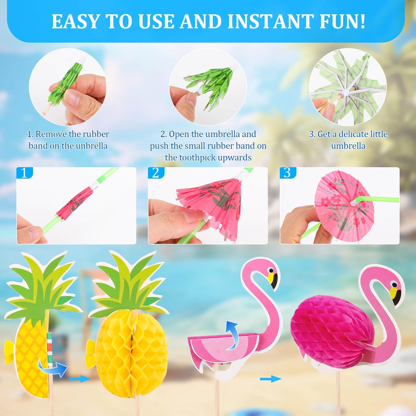180PCS Cocktail Drink Accessories