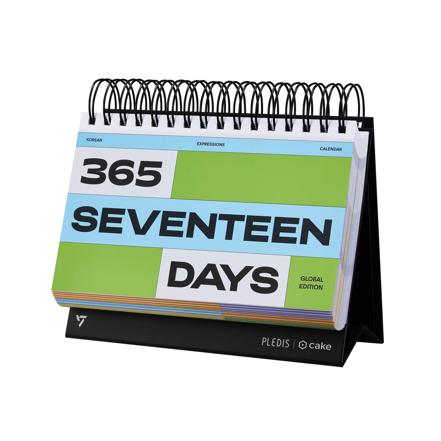 365 SEVENTEEN DAYS -  Flip Calendar with Seventeen Photo Stickers Included, Kpop Merch, Seventeen Gift Idea, Perfect Gift for CARAT (Amazon - Seventeen Merchandise)