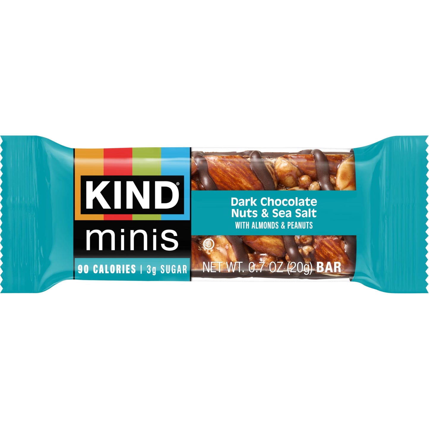 KIND Bar Minis, Variety Pack,  3g Protein, Gluten Free, Low Sugar/Calorie Snacks, 30 Count