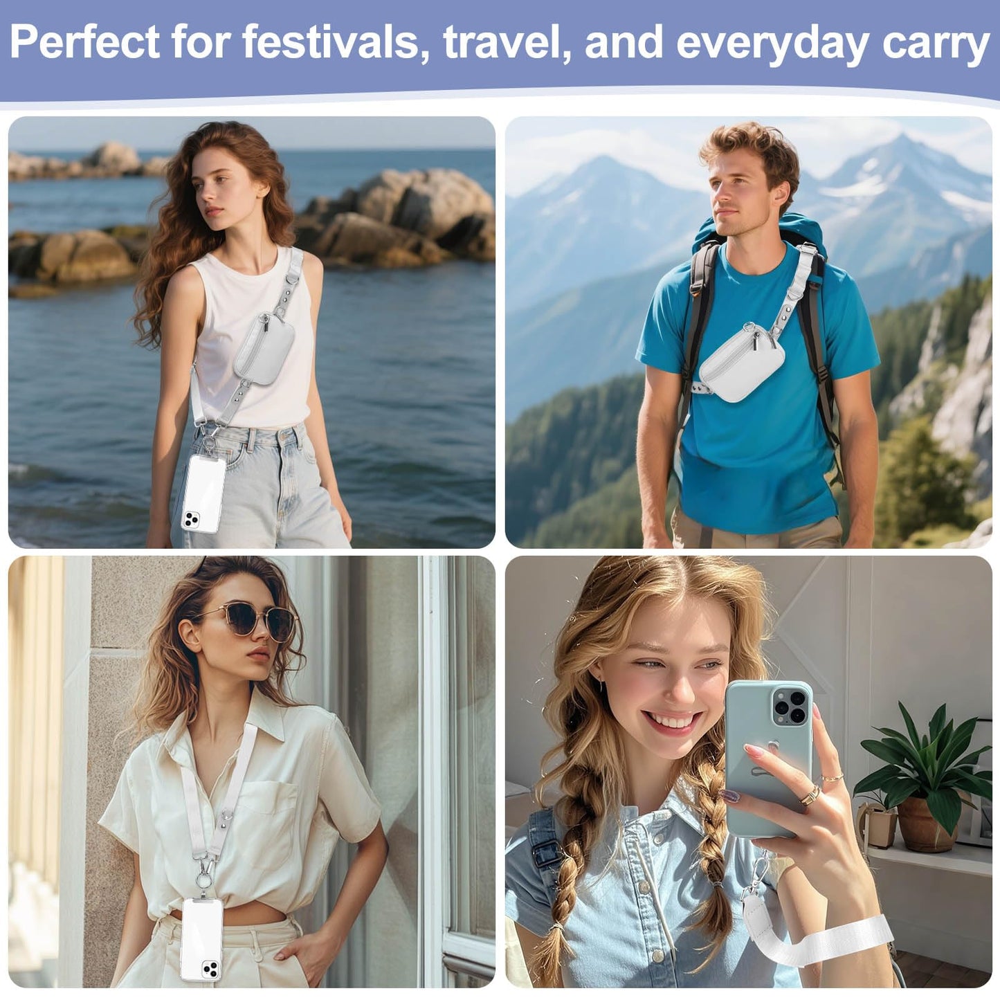 Adjustable On The Go Phone Lanyard Crossbody (Amazon Find - Uiwkow)
