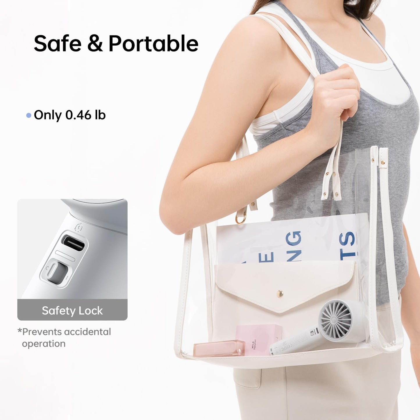 Mini Personal Fan for Travel (Amazon Find - Jisulife Handheld turbo fan)