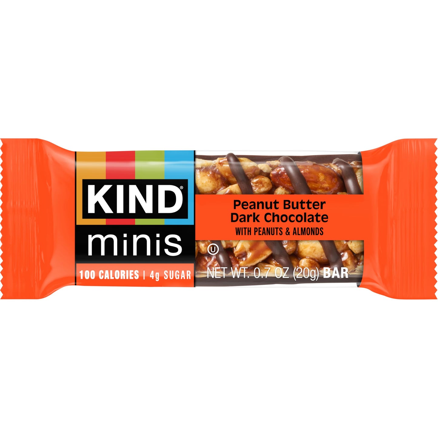 KIND Bar Minis, Variety Pack,  3g Protein, Gluten Free, Low Sugar/Calorie Snacks, 30 Count