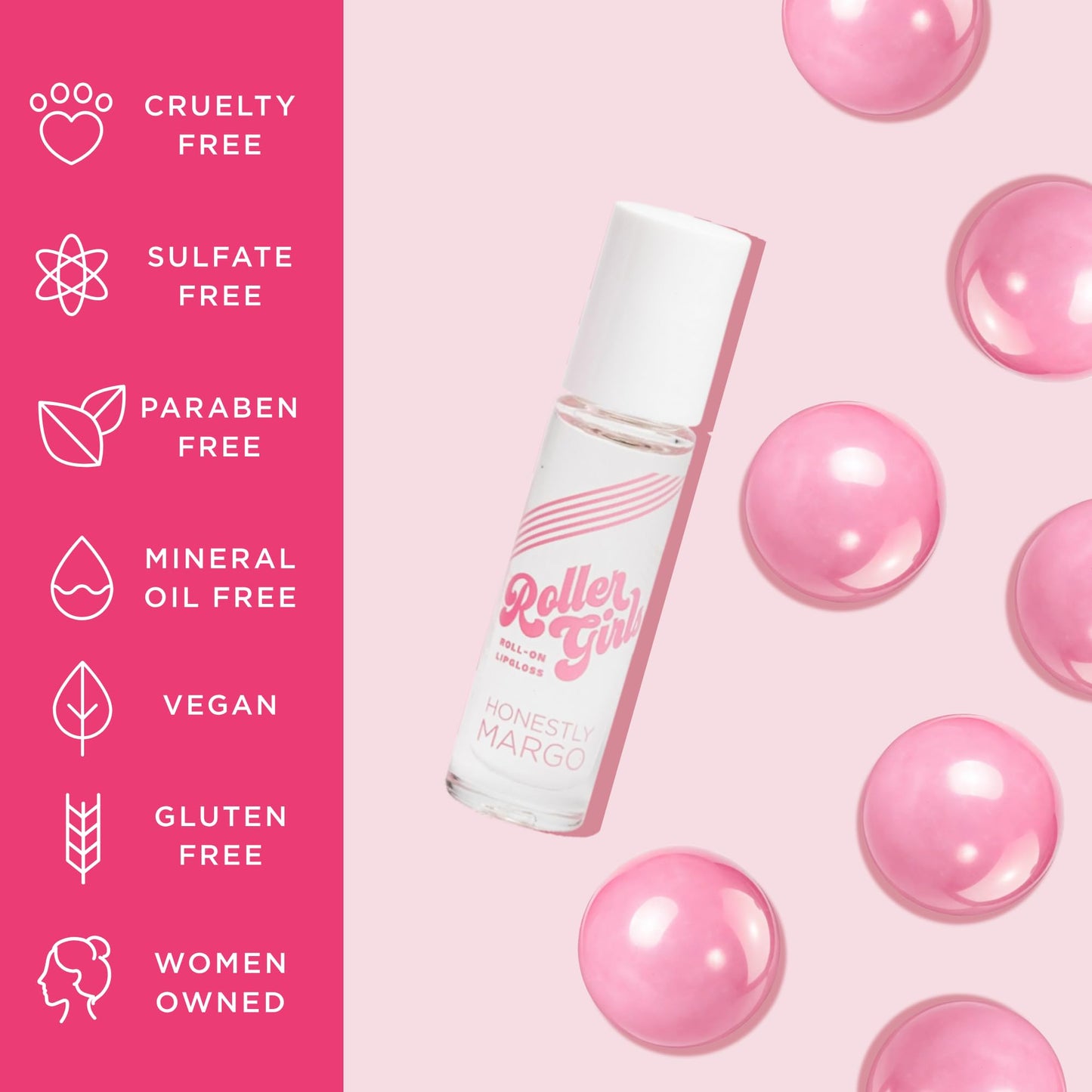 Roller Girl Roll-On Lip Gloss Set - Pack of 3