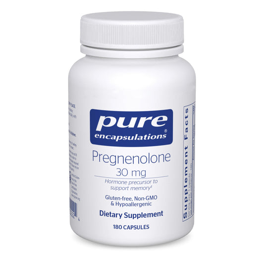 Pure Encapsulations Pregnenolone - 30 mg - Hormone Support -180 capsules