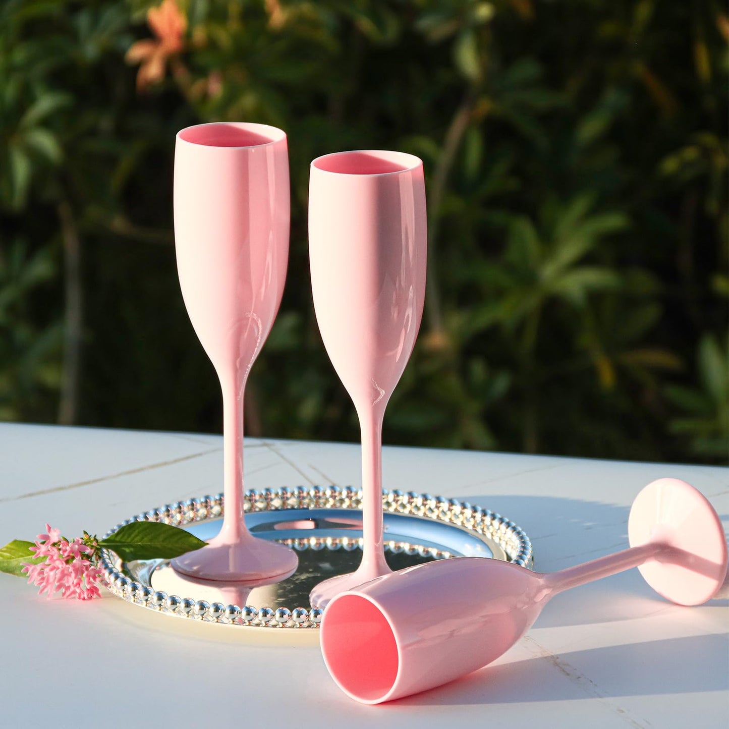 Champagne Flute Acrylic Champagne Glasses - 10pc
