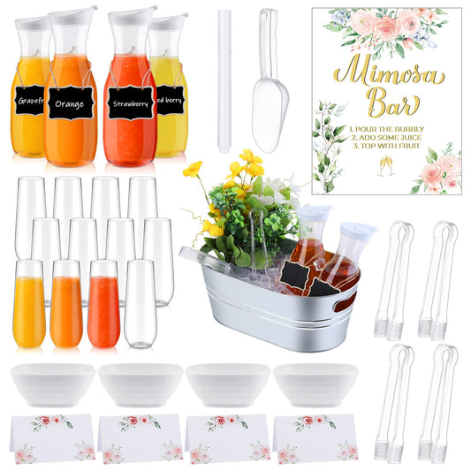 Mimosa Bar Supplies-36 Pcs
