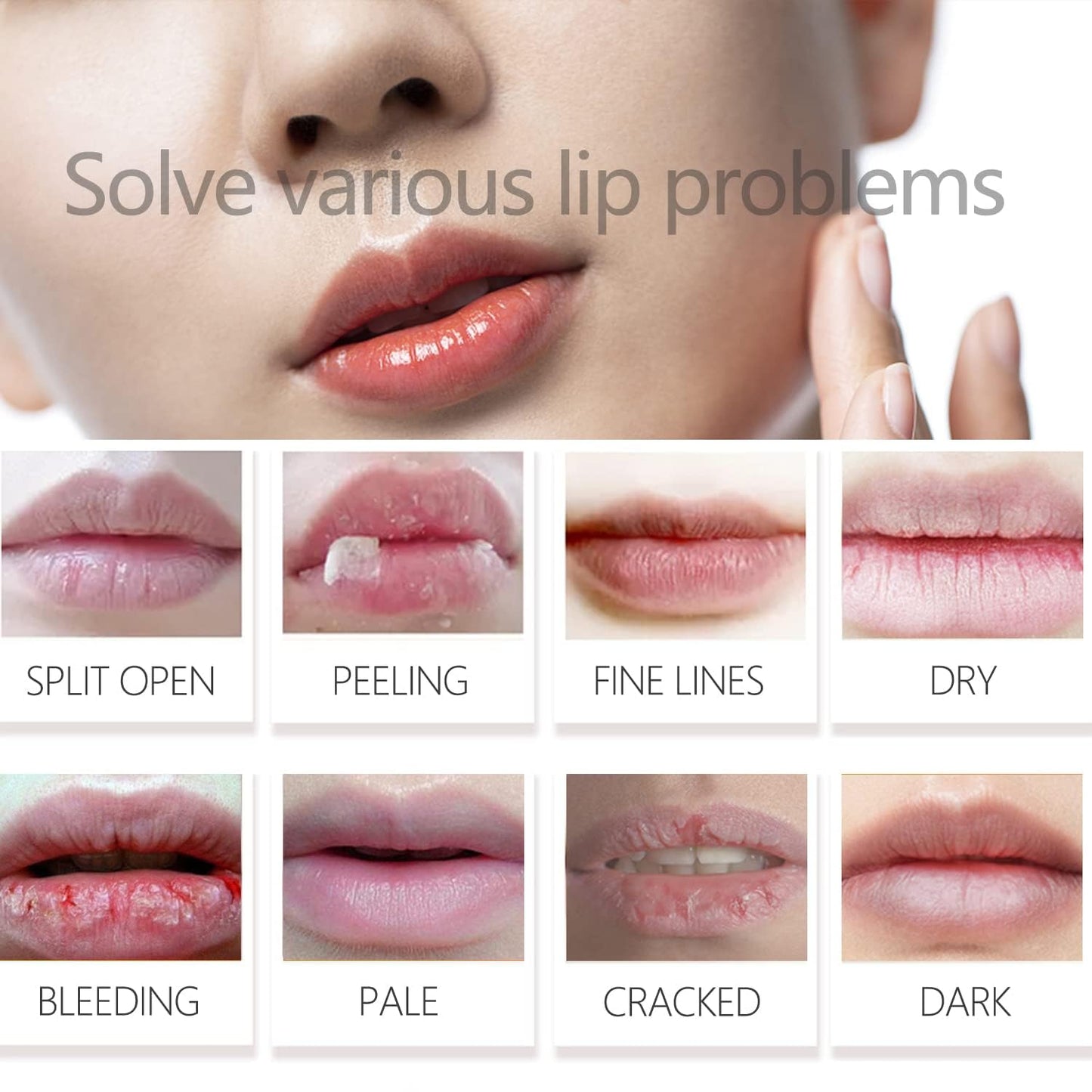 Lip Mask & Eye Mask, (15 each)- 30 pc (Amazon Find - Eakroo)