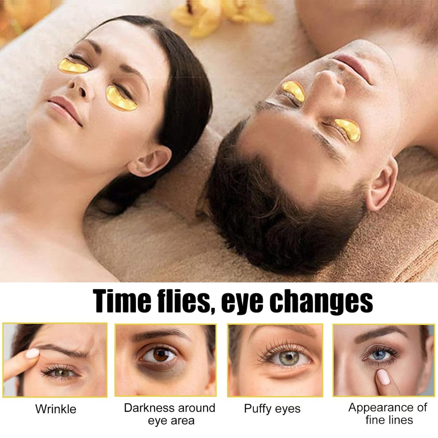 Lip Mask & Eye Mask, (15 each)- 30 pc (Amazon Find - Eakroo)