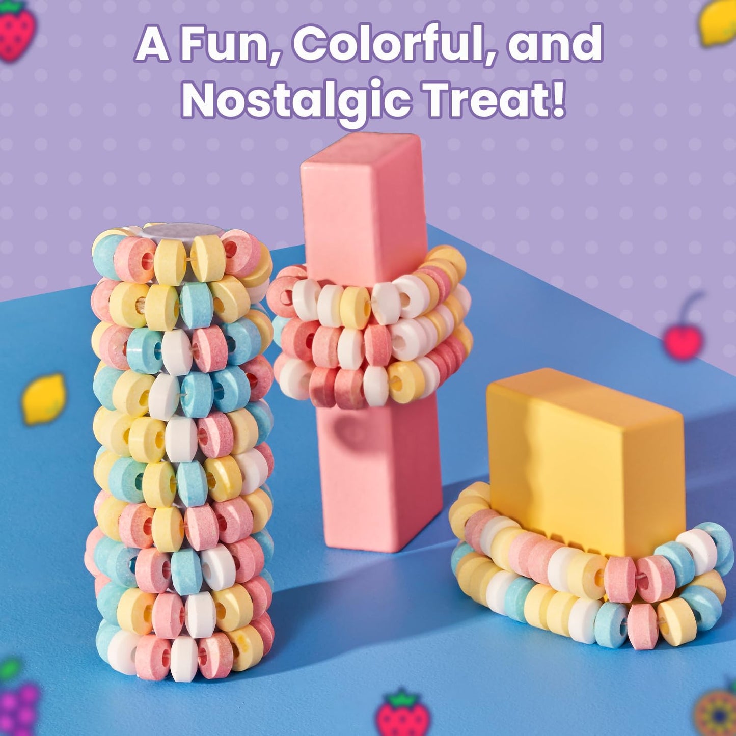 Smarties Candy Necklace - Candy Box - 24 Count