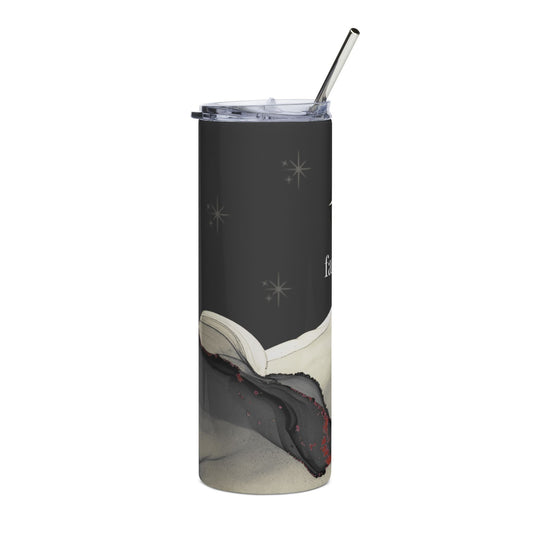 K-pop Fan Girl Stainless Steel Tumbler — 20oz Black Compass Travel Cup