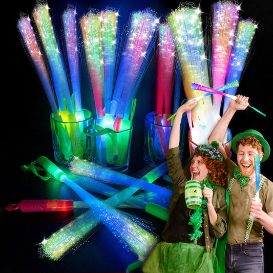 LED Glow Fiber Wands Sticks-28 PCS
