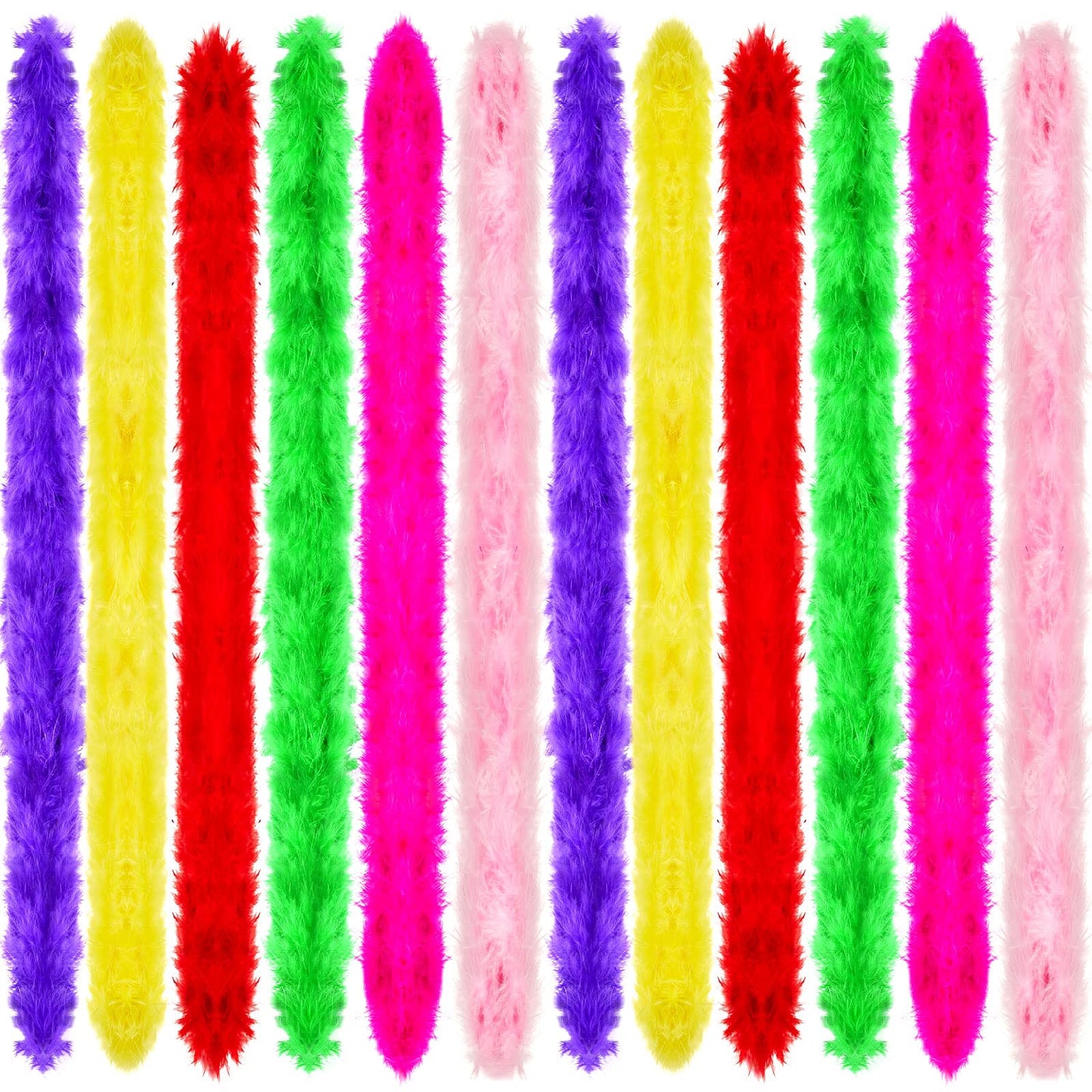 Feather Boas-24 Pcs