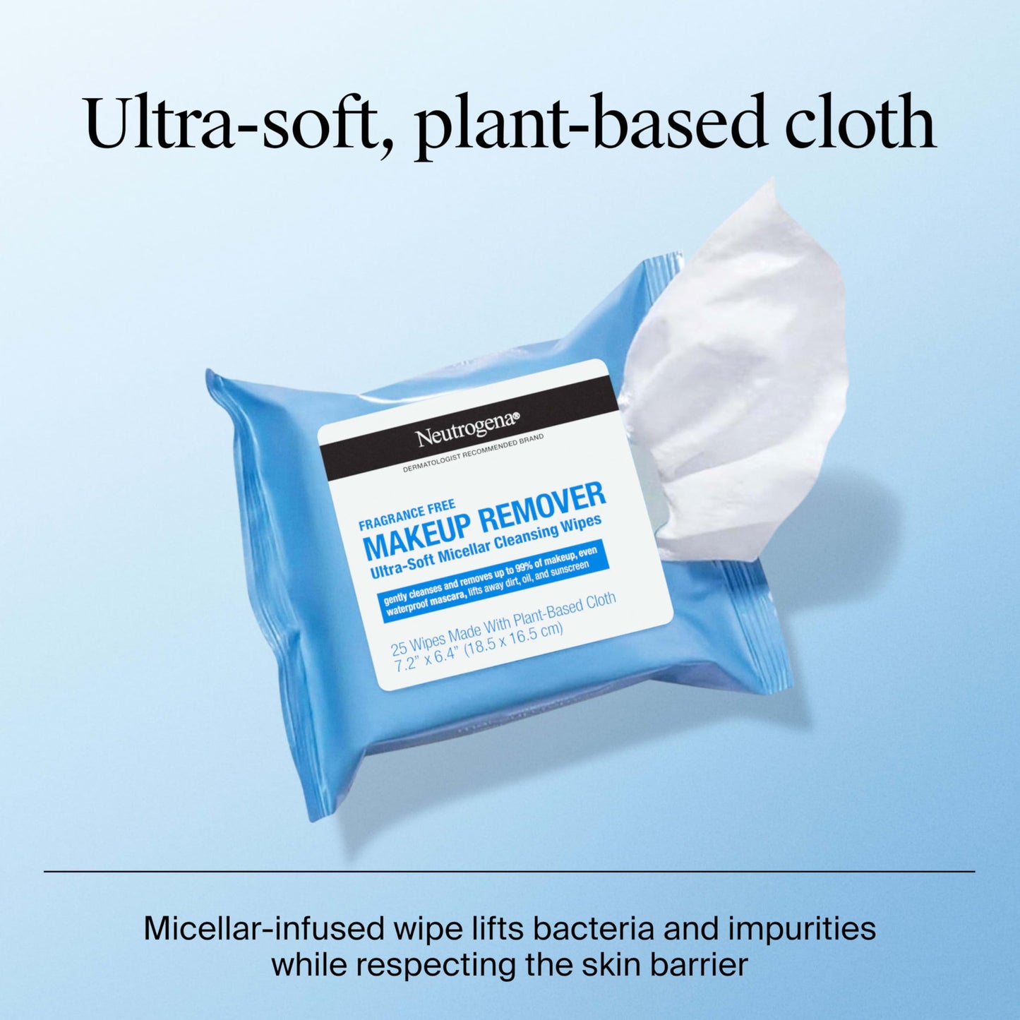 Fragrance-Free Mini Makeup Remover Wipes Singles, Individually Wrapped-20 ct (Amazon Find - Neutogena)