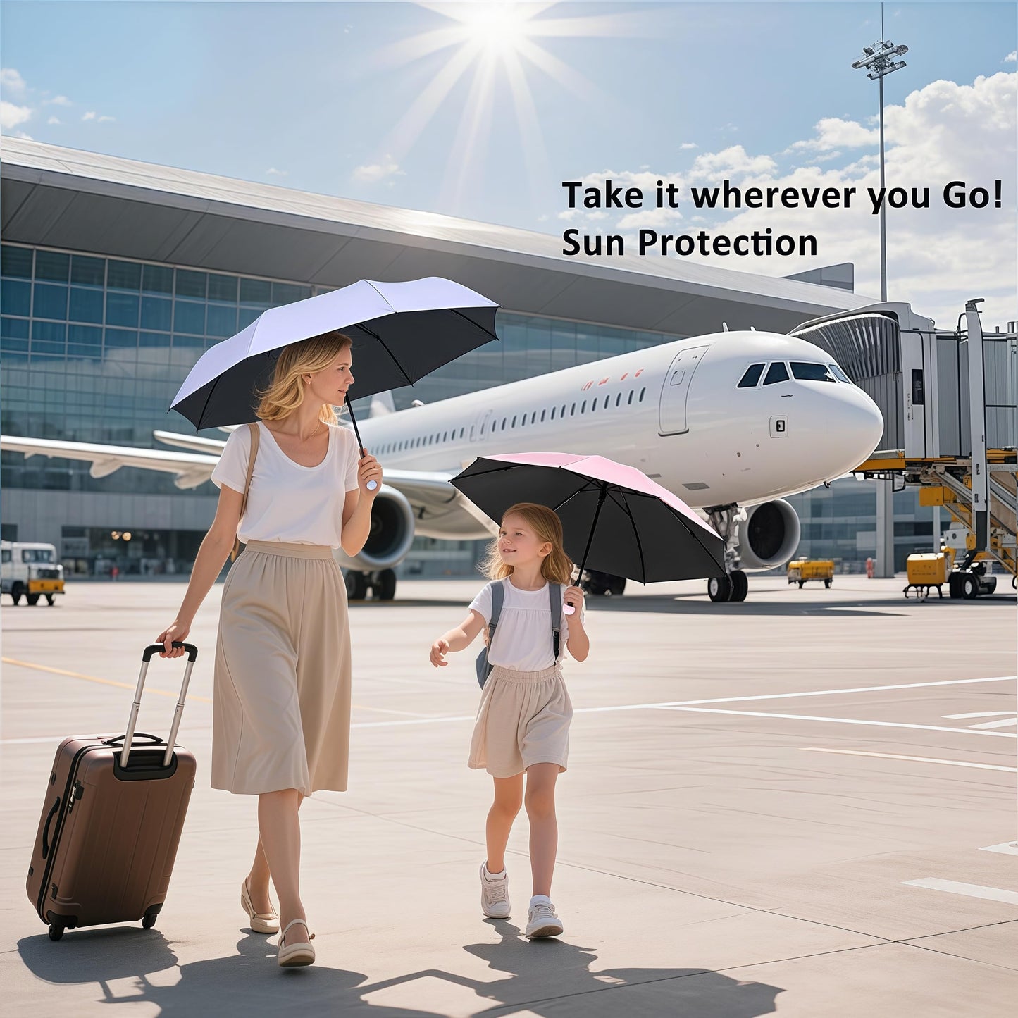 BAODINI Travel Essentials Mini Umbrella