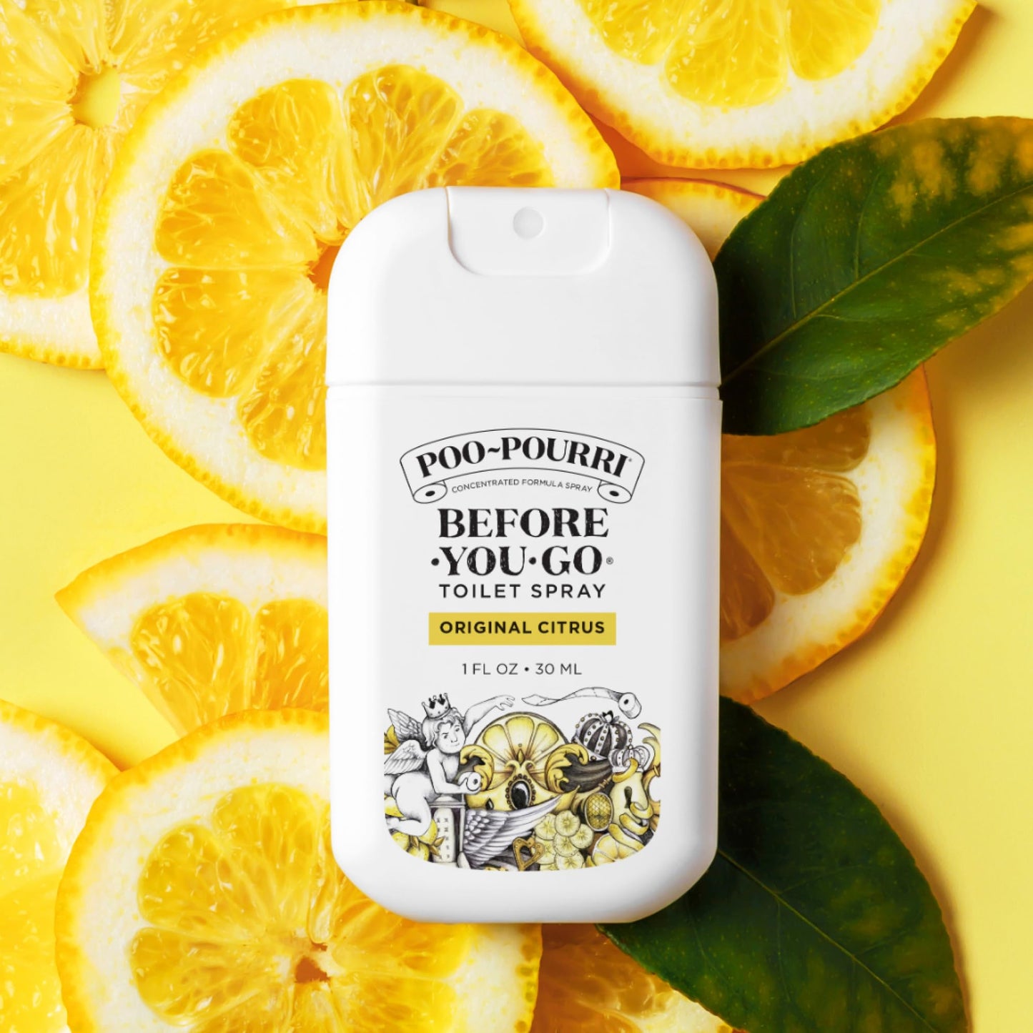 Poo-Pourri Before-You-Go Pocket Toilet Spray, Travel Essentials, 1 Fl Oz, Spring Variety 3 Pack