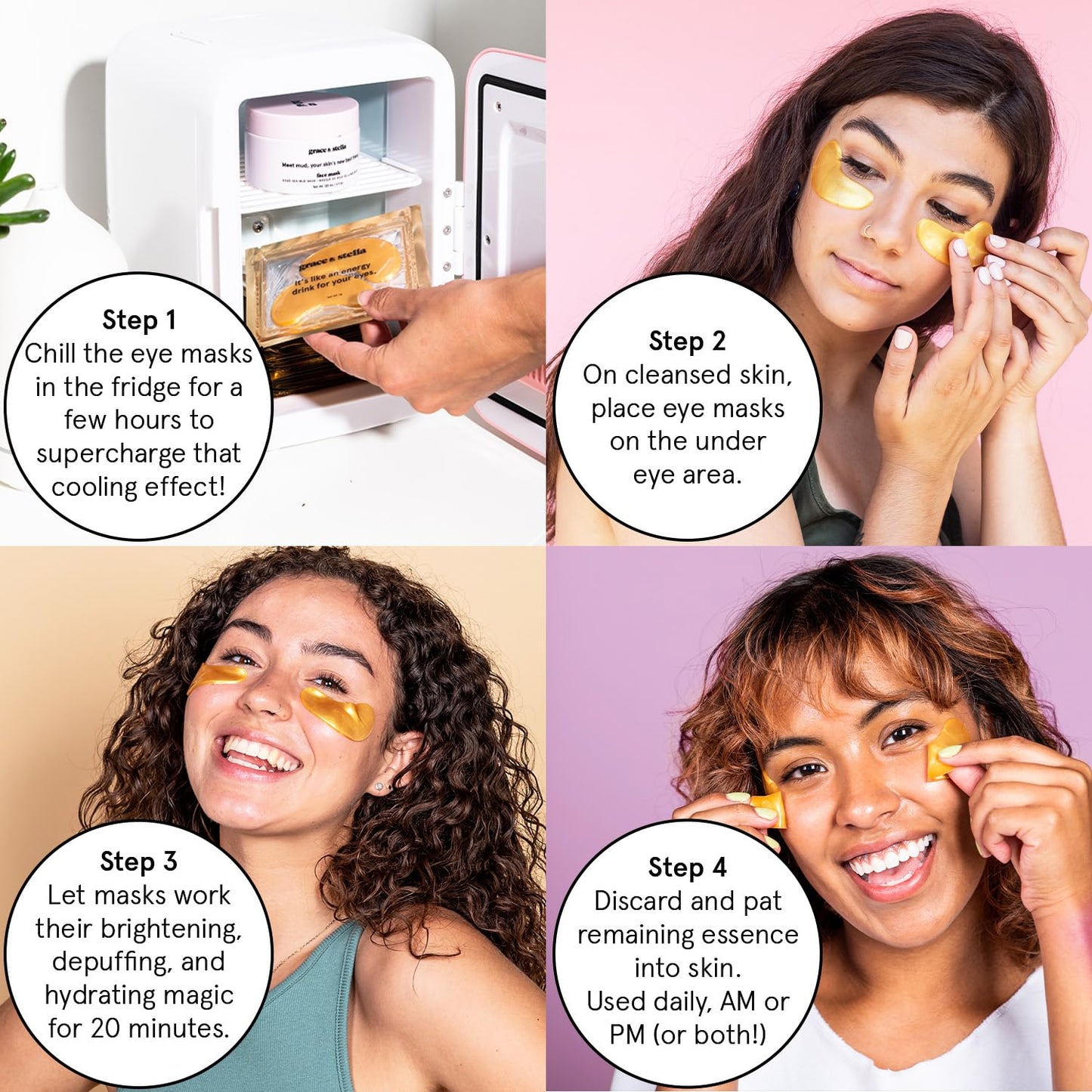 grace & stella Award Winning Under Eye Mask - 24 Pairs