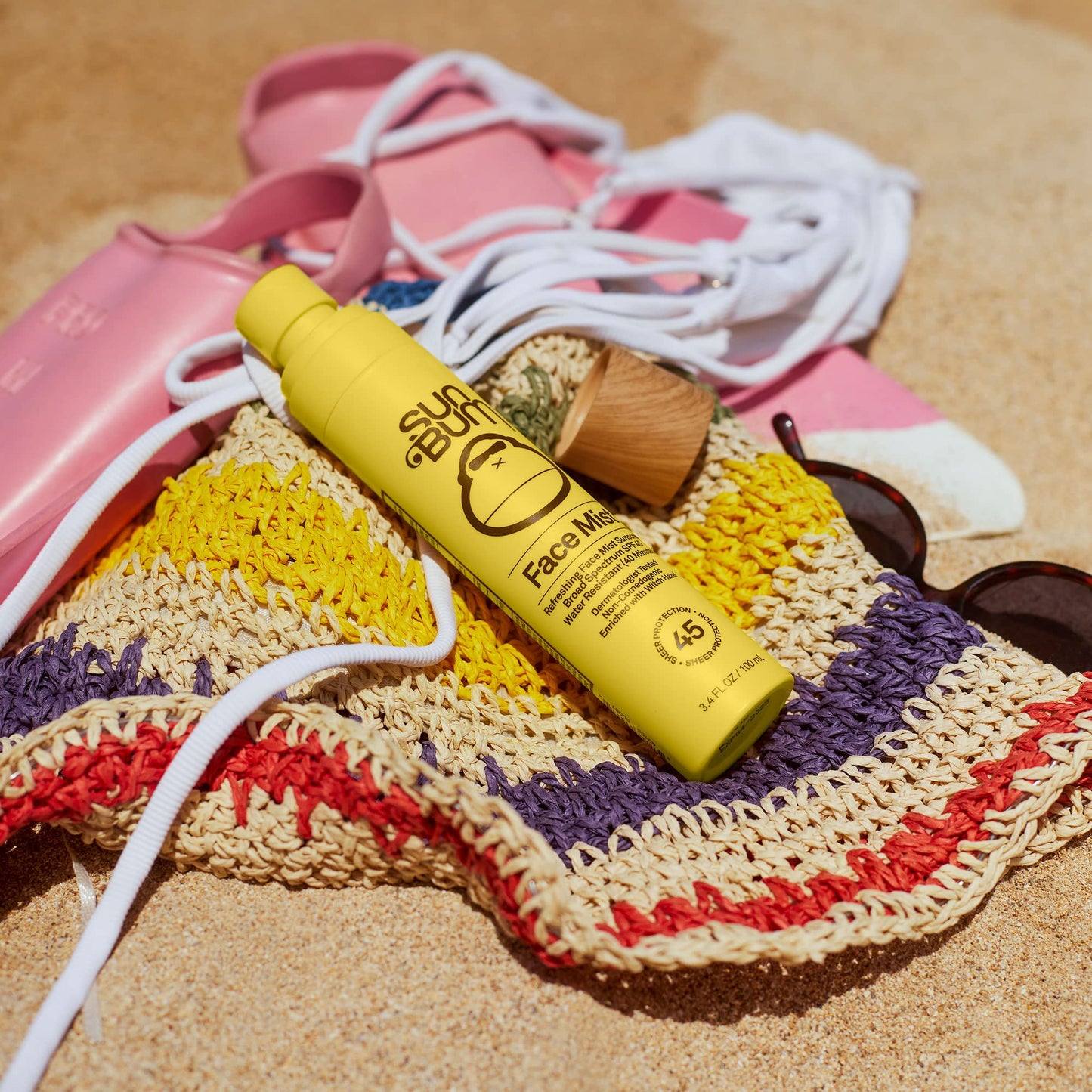 Sun Bum Original SPF 45 Sunscreen Mist -Travel Size - 3.4 oz
