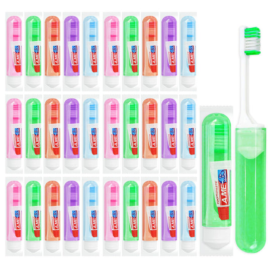 Traveling Toothbrush and Toothpaste Sets (20)