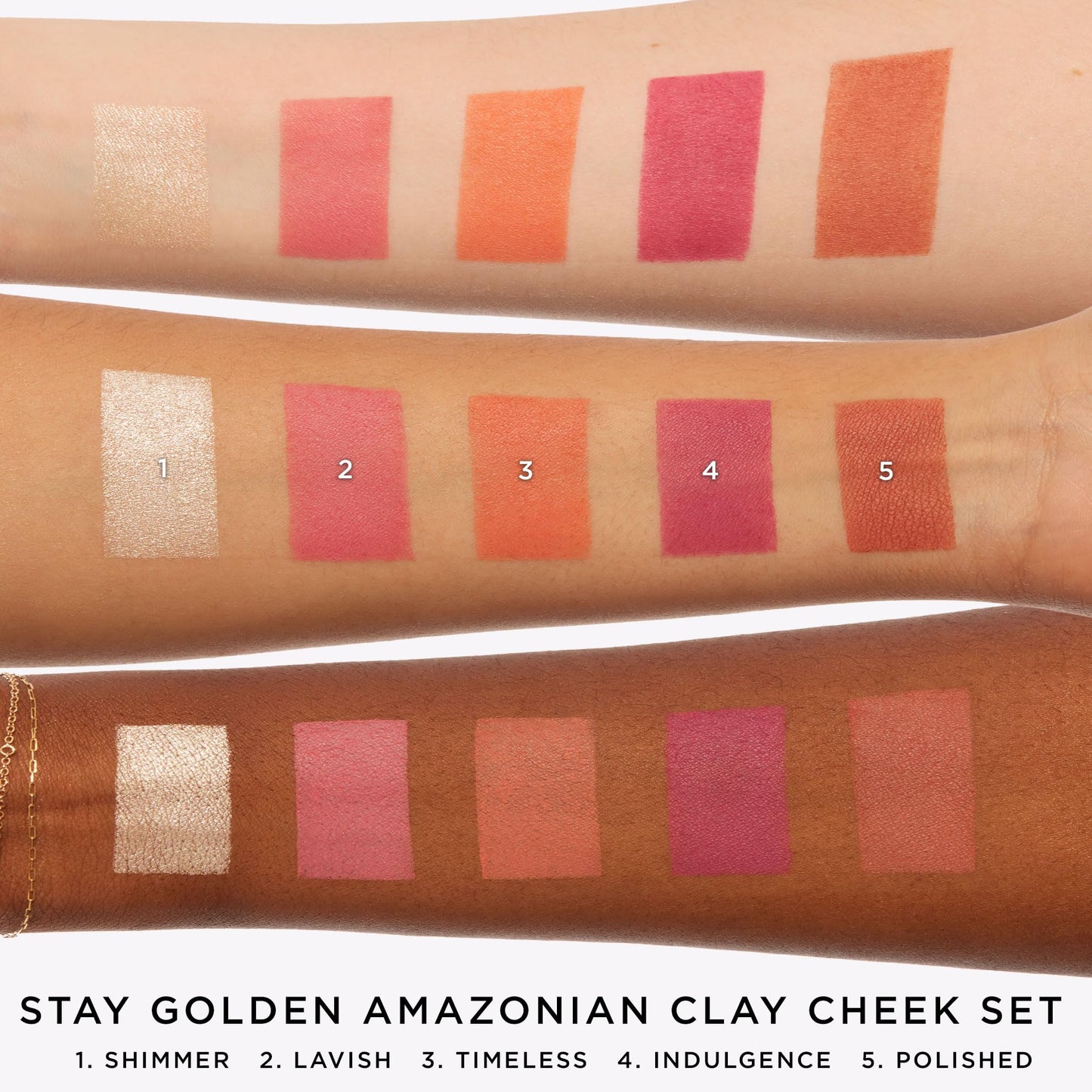 Cheek blush & highlight 5pc set (Amazon Find-Tarte)