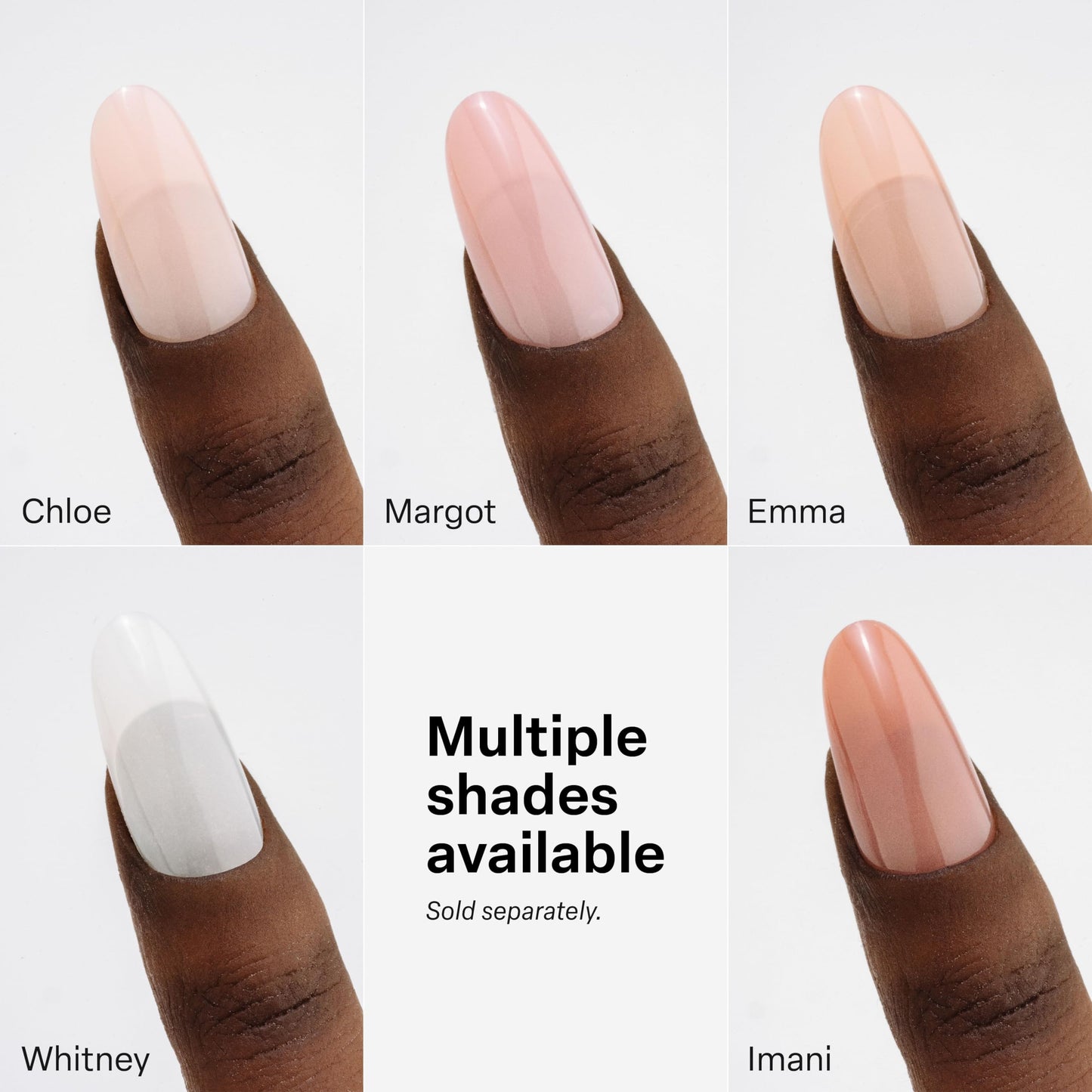 Apres Neutrals Gel-X Chloe Box Of Nail Tips, 11 Sizes -Natural Stiletto Short, 150pc