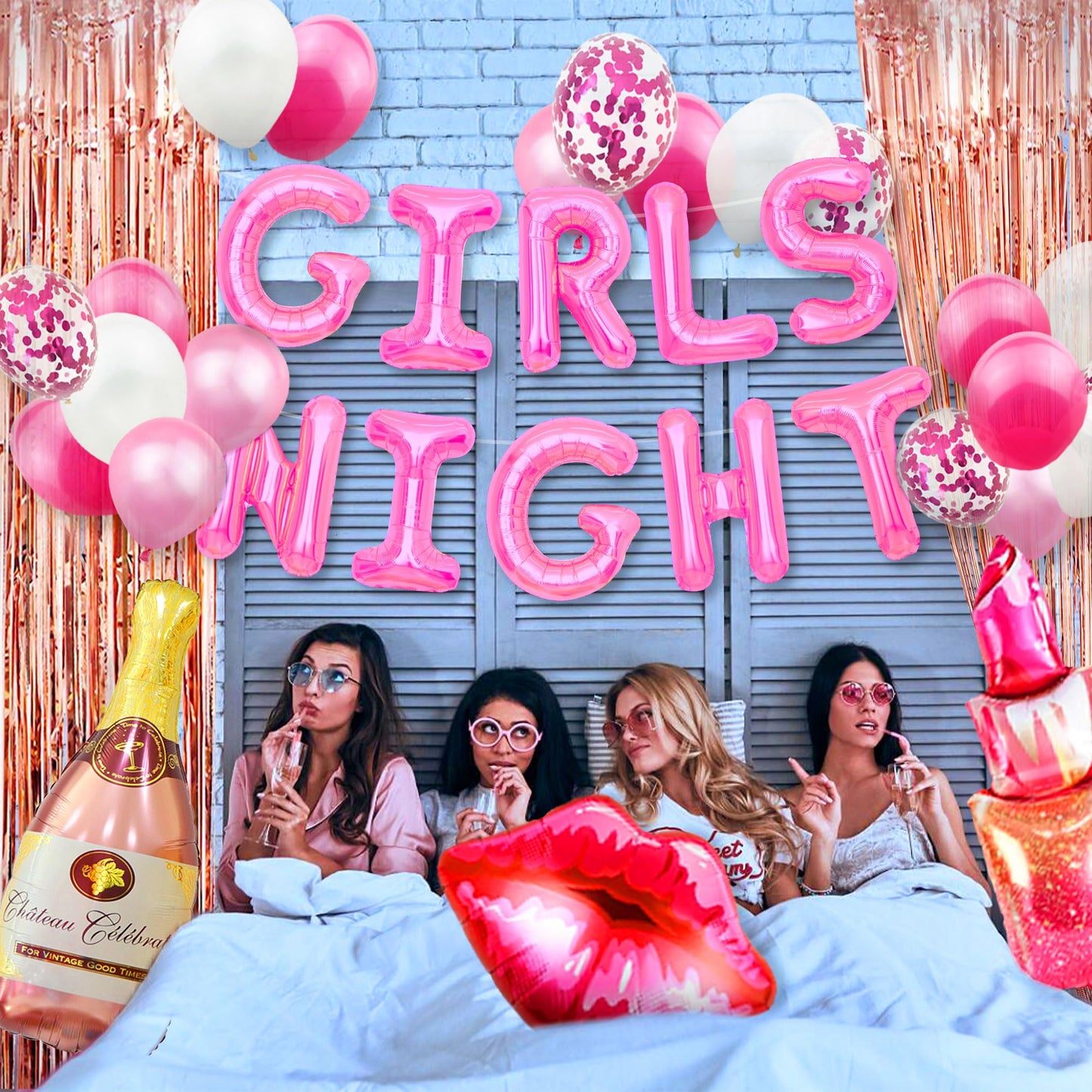 Girls Night Party Decoration Girls Just Wanna Fun-45PCS