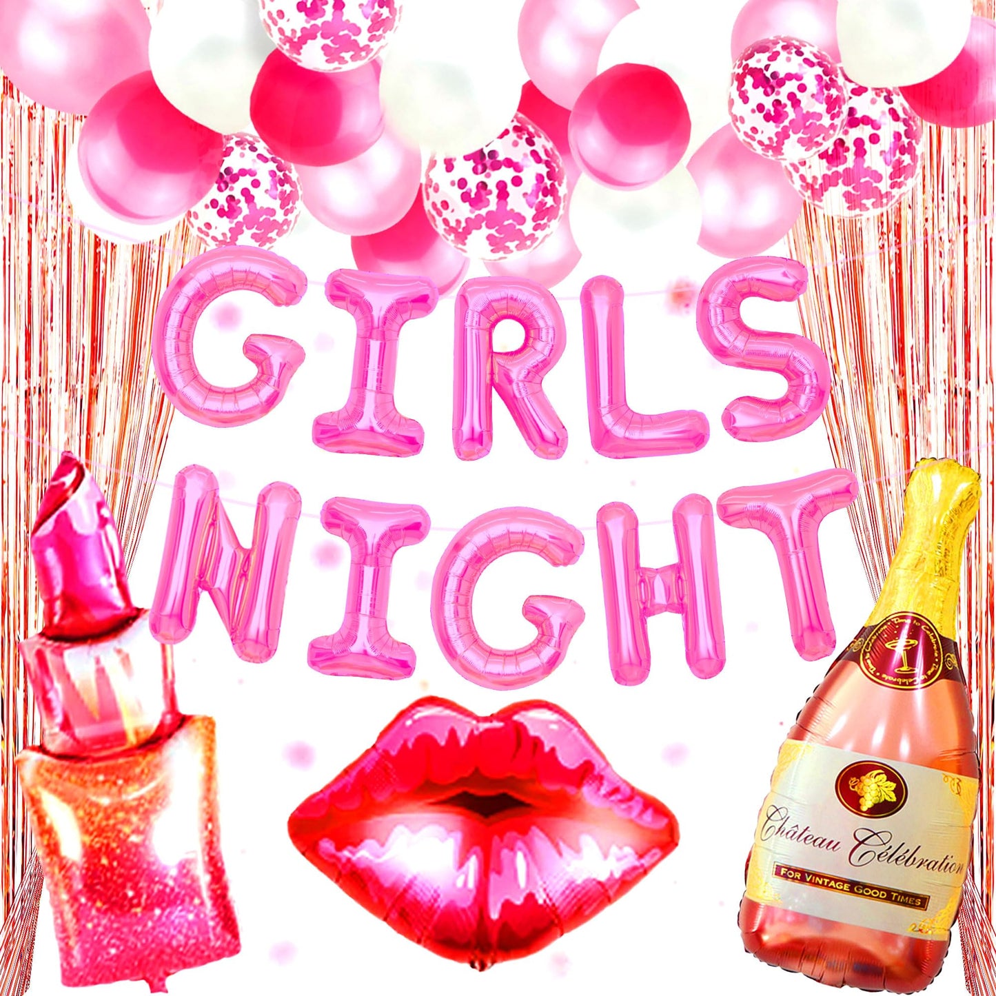 Girls Night Party Decoration Girls Just Wanna Fun-45PCS
