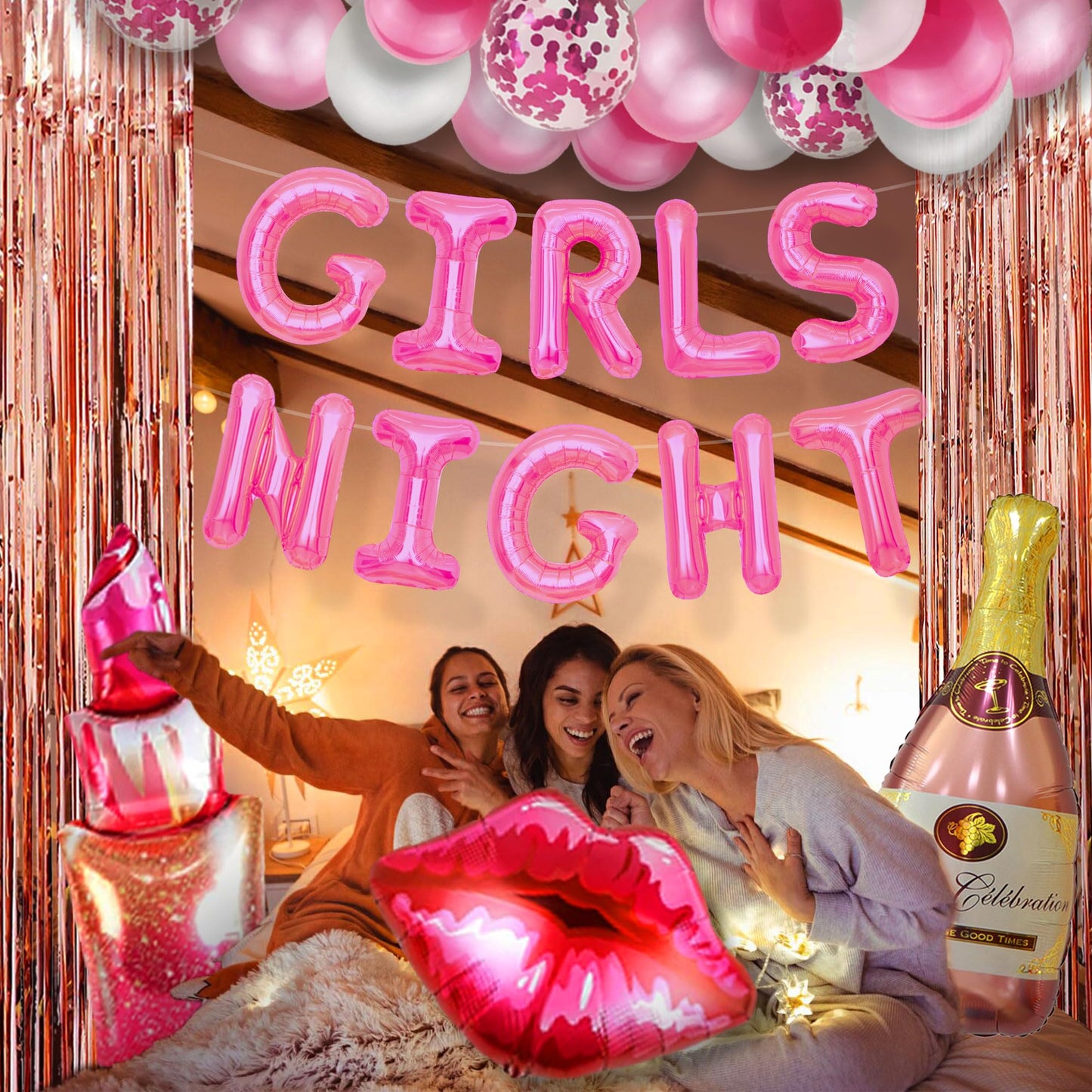 Girls Night Party Decoration Girls Just Wanna Fun-45PCS