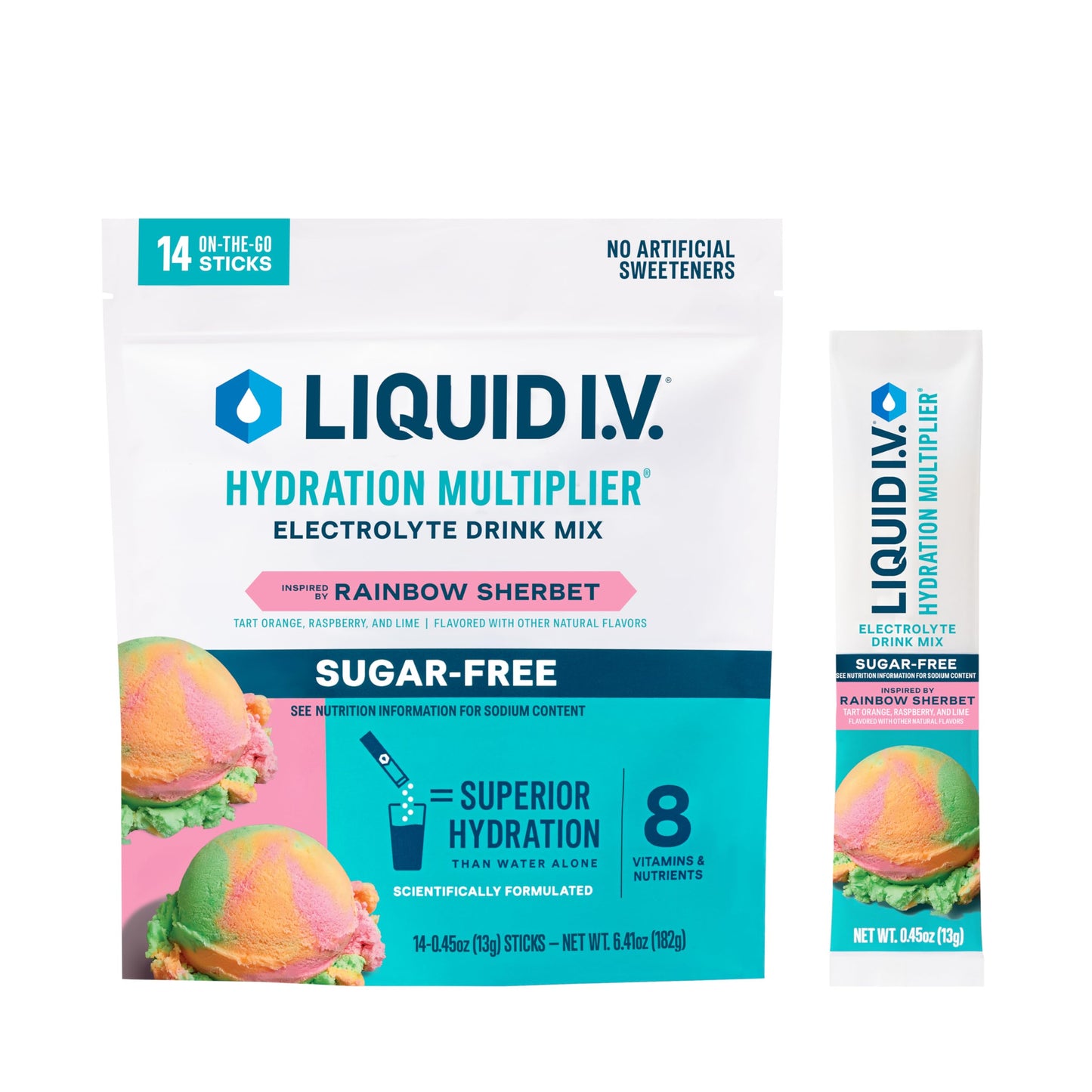 Electrolyte Powder Drink Mix On The Go Travel Size ,14 packets (Amazon Find - Liquid I.V.)