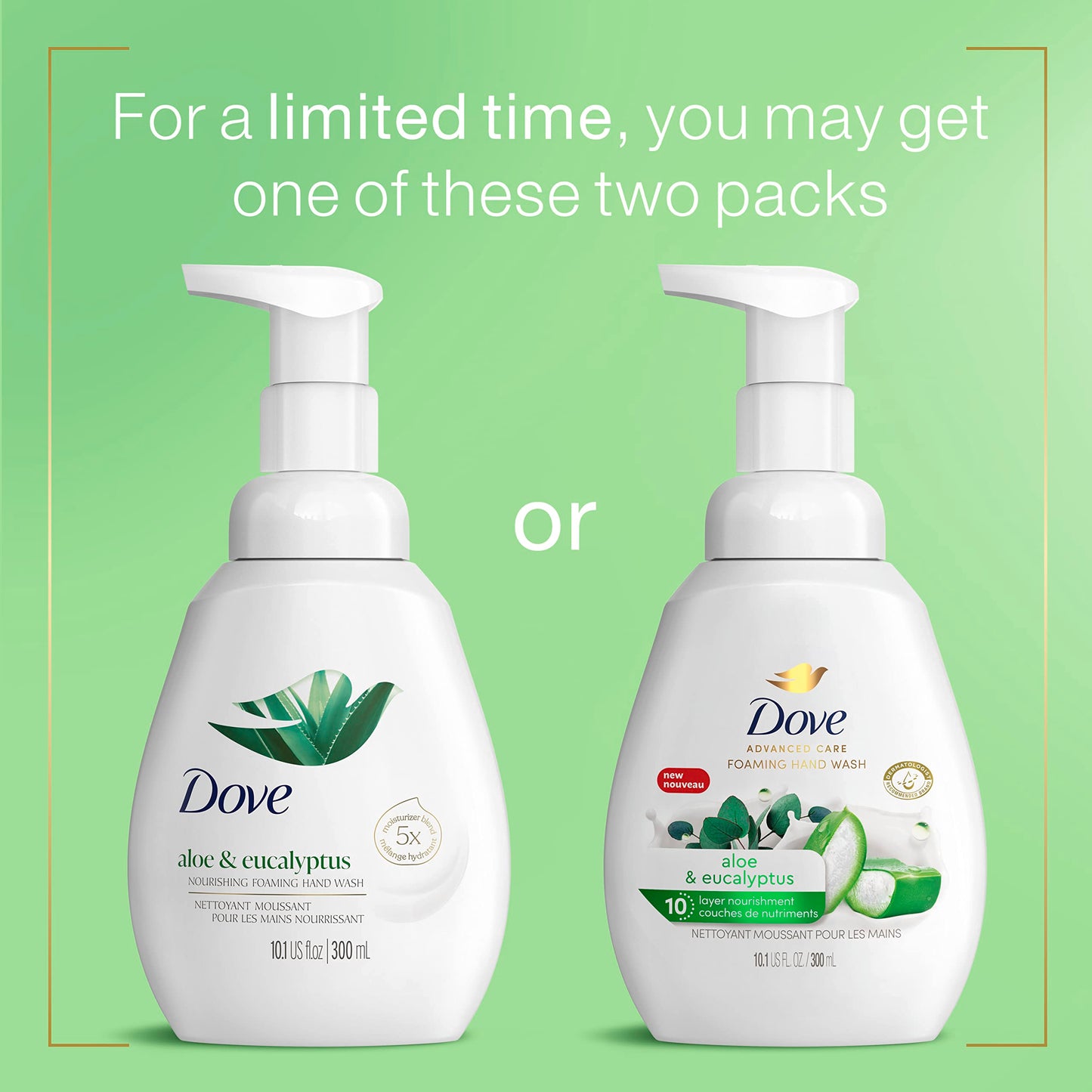 Dove Foaming Hand Wash 4 Count