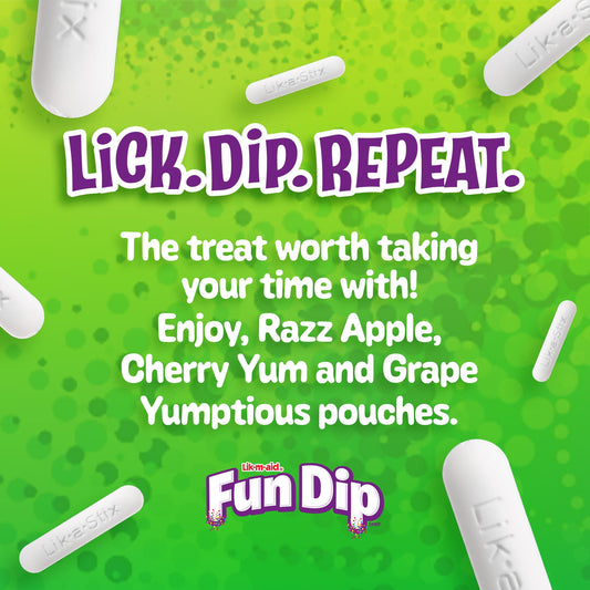 Wonka Fun Dip, Assorted Flavor Party Pack, 48 Count