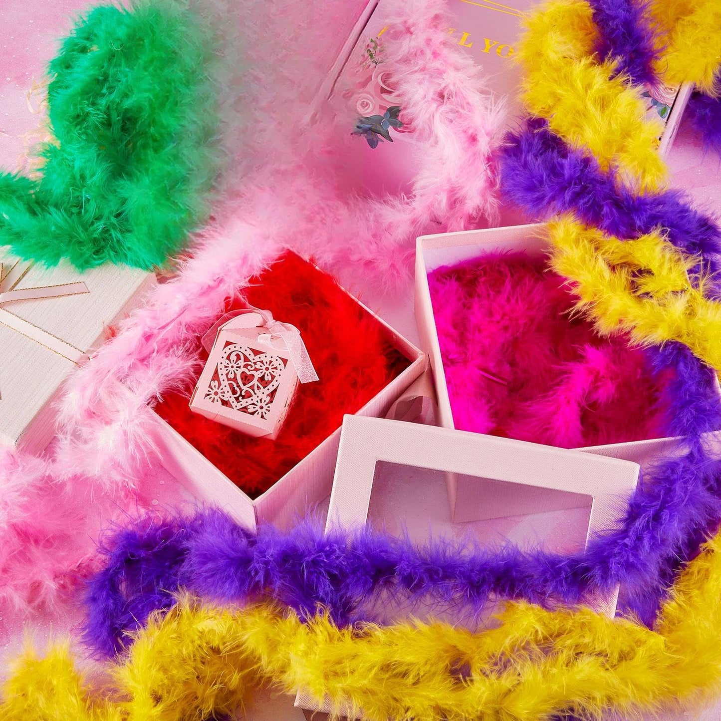 Feather Boas-24 Pcs