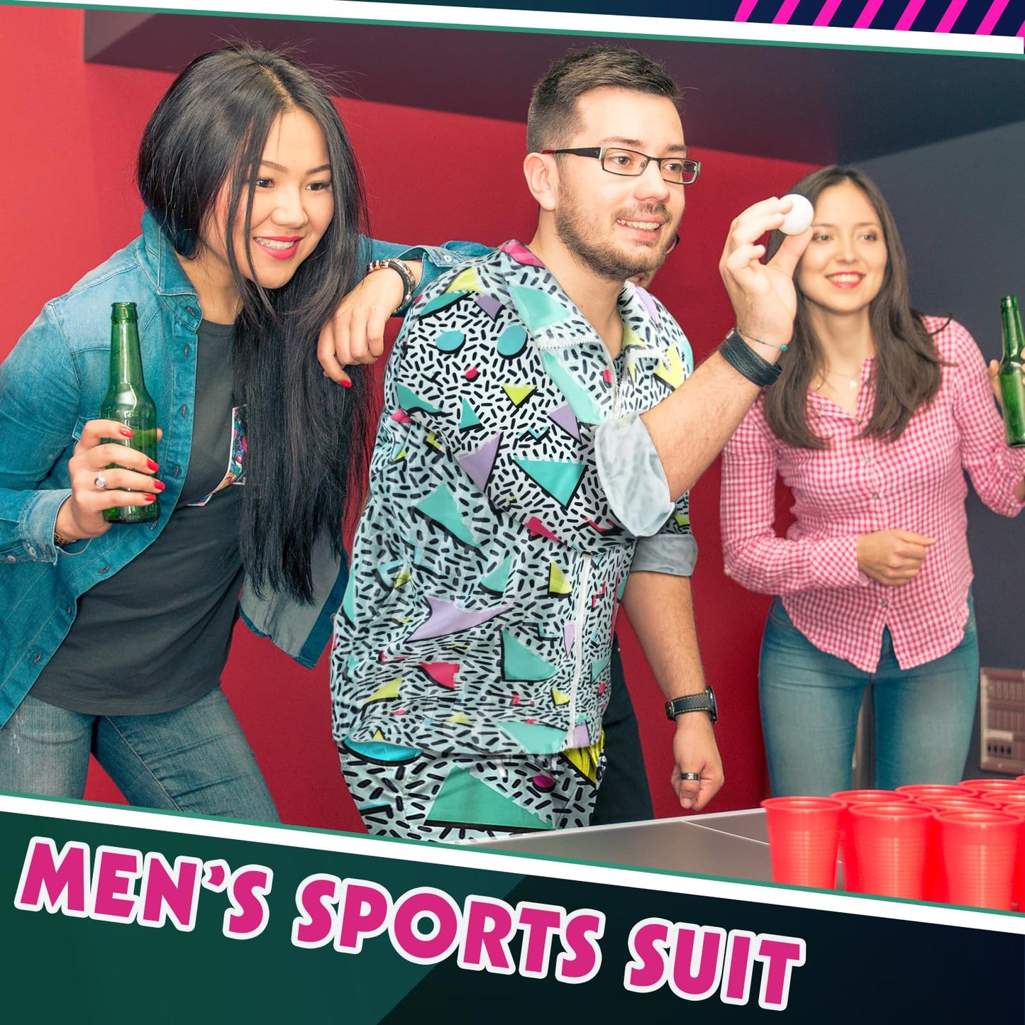 90s Outfit Sets for Men Vintage Jacket and Joggers Sweatpants