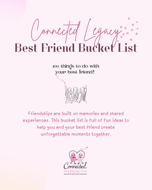 Best Friend Bucket List I 100 Things To Do Together