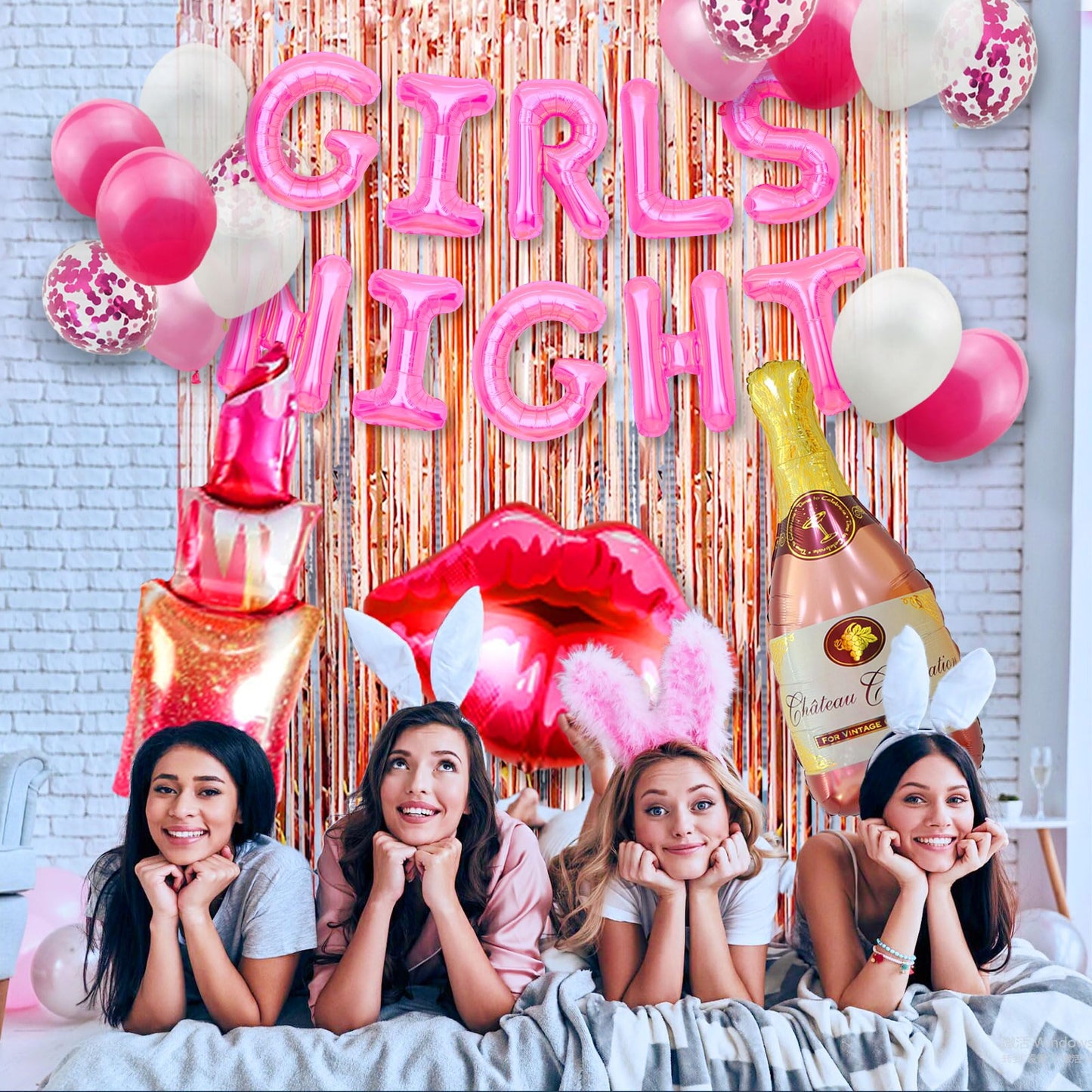 Girls Night Party Decoration Girls Just Wanna Fun-45PCS