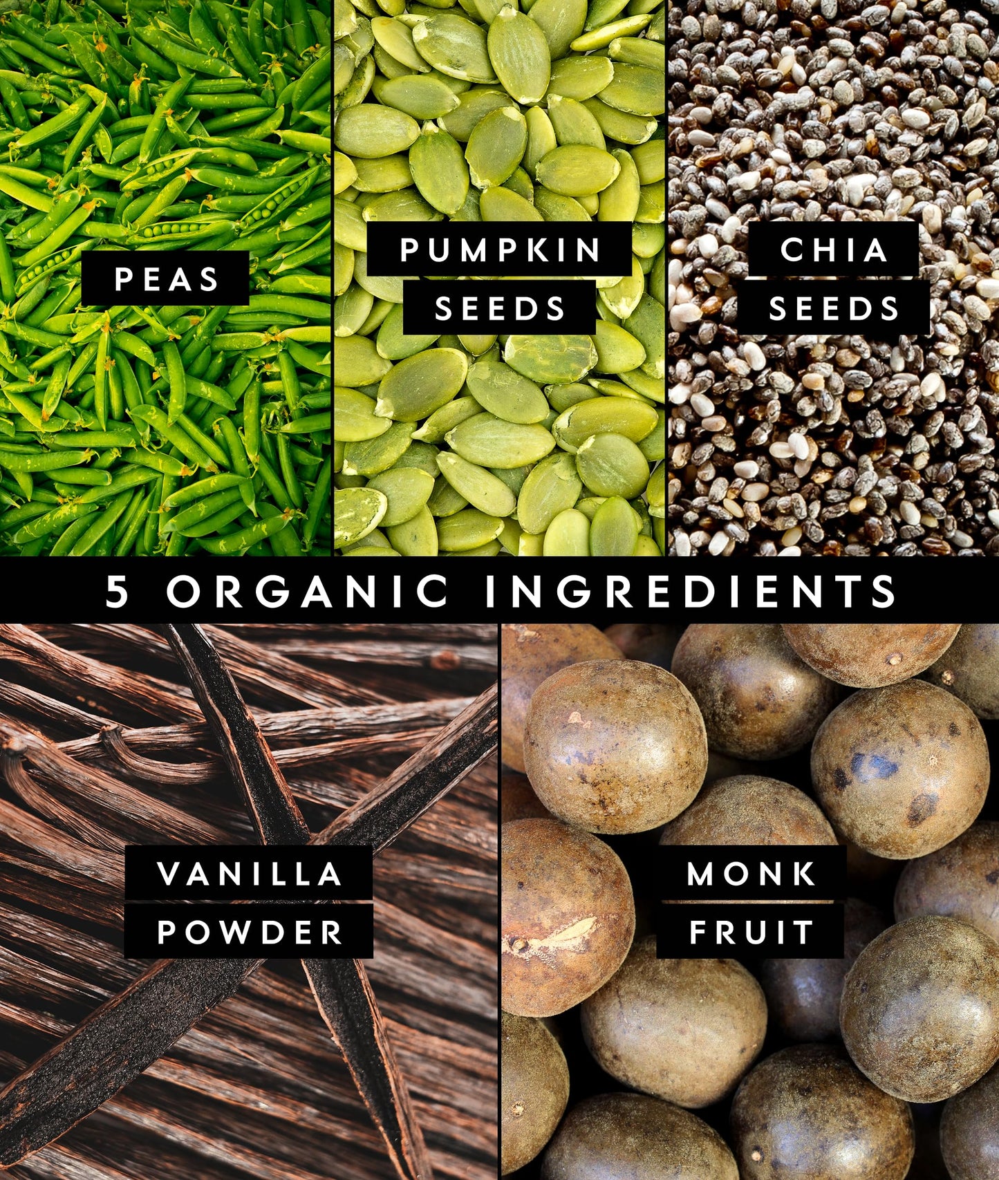 Truvani Organic Plant Based Protein Powder | Vanilla
