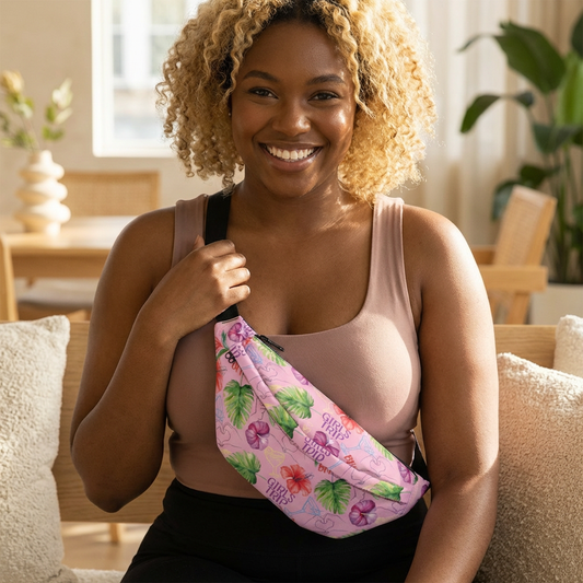 Girls Trip Floral Pattern Fanny Pack
