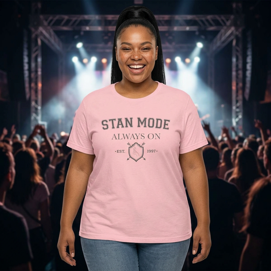 *PERSONALIZE IT* K-pop Inspired Stan Mode Always On T-Shirt  I Custom Birth or Debut Year Graphic Shirt