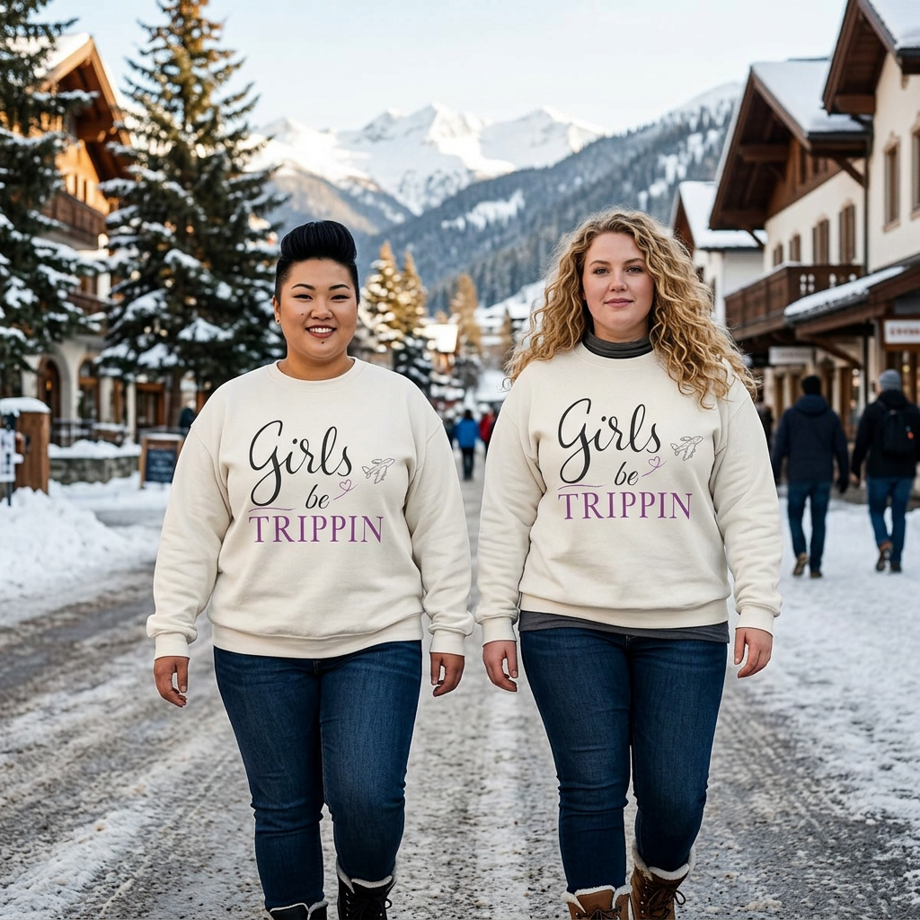 Girls Be Trippin’ Crewneck Sweatshirt